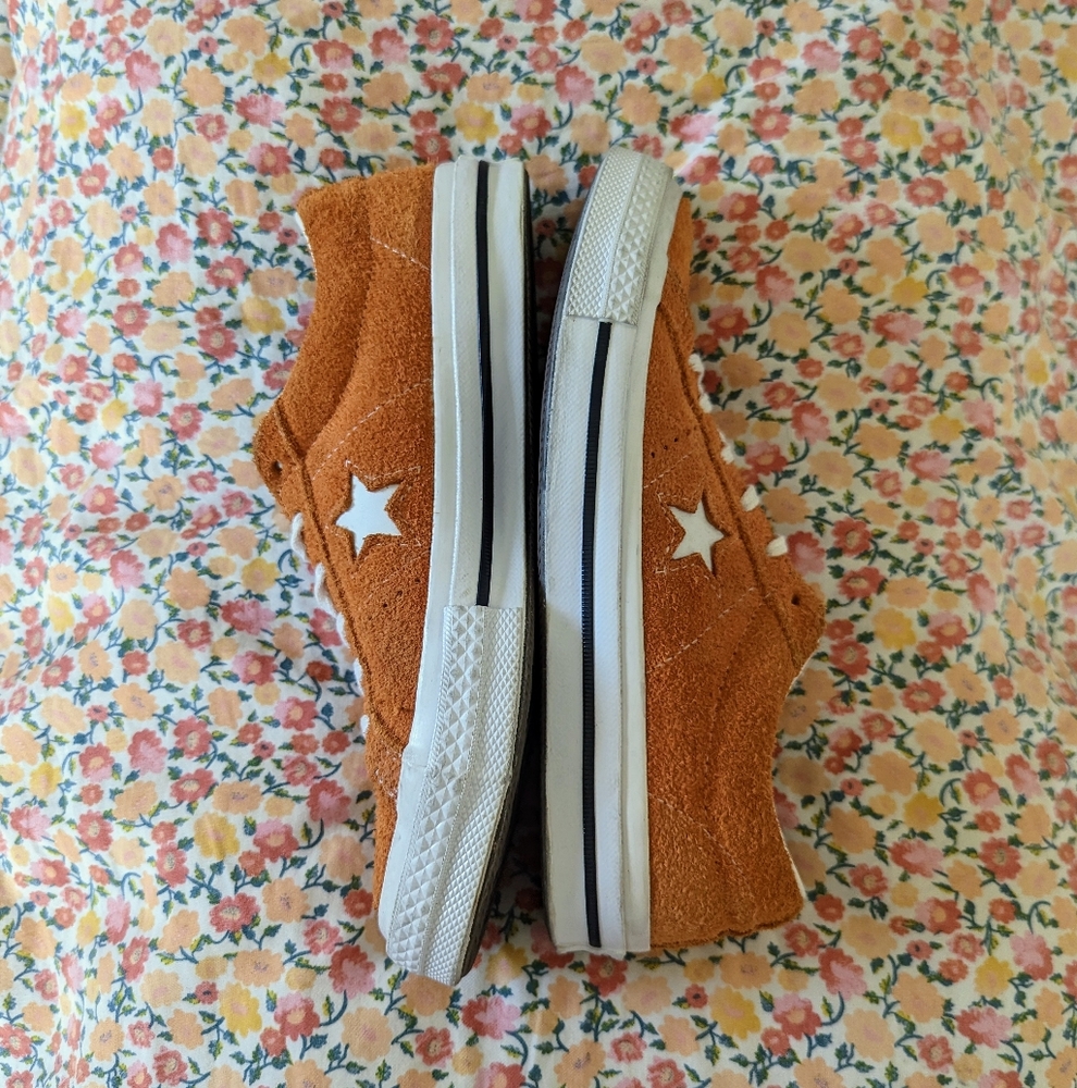 Orange One Star Converse